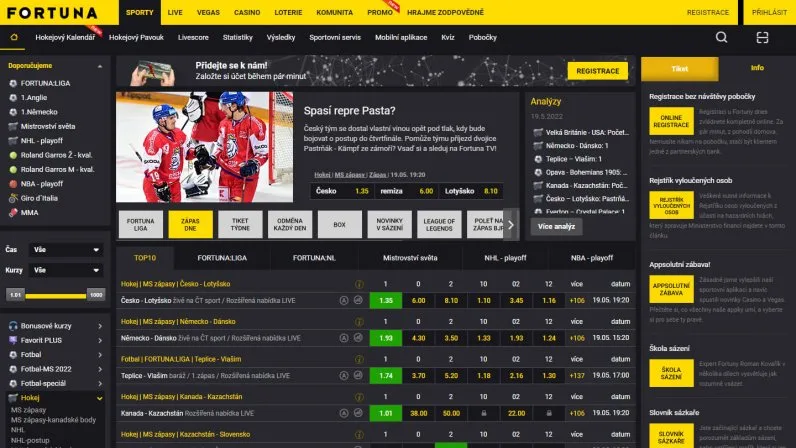 Fortuna Snímek obrazovky 3